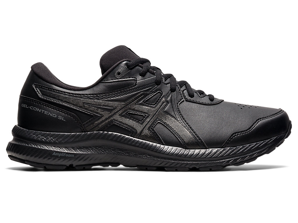 Pánské Trekové Boty Asics Gel-Contend Walker (4E) Černé Černé | 9210-YGJFQ