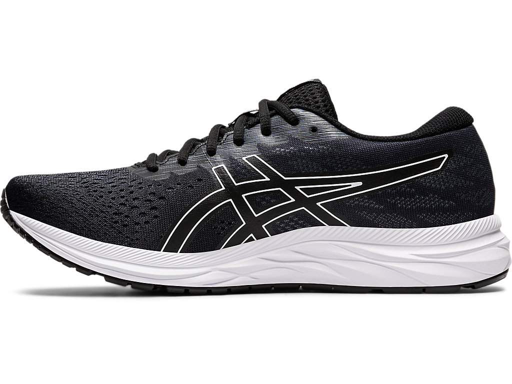 Pánské Trekové Boty Asics Gel-Excite 7 (4E) Černé Bílé | 5364-RNIXG