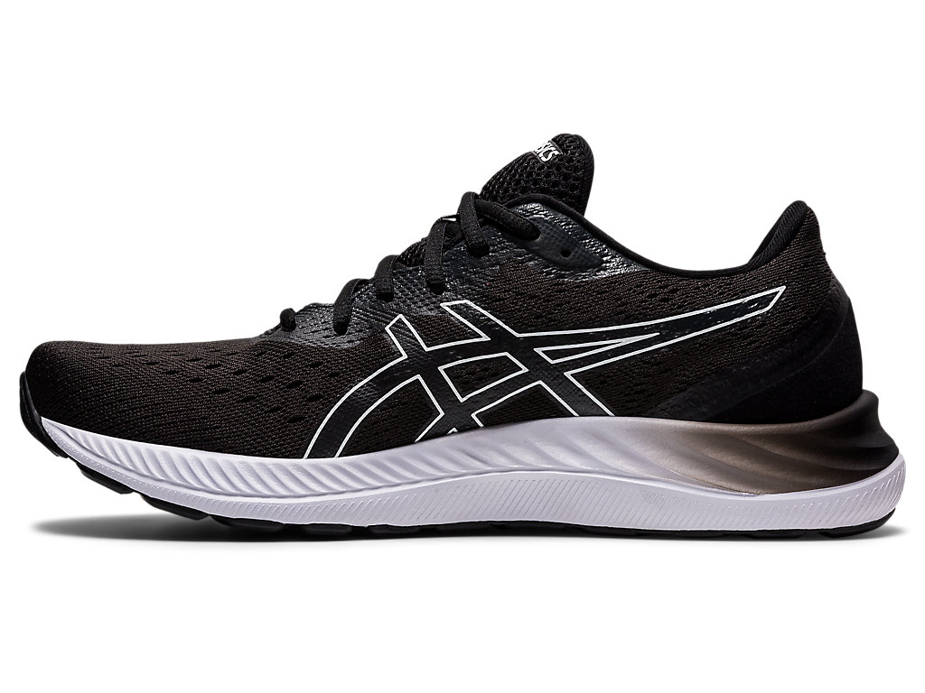 Pánské Trekové Boty Asics Gel-Excite 8 (4E) Černé Bílé | 4216-TWMYZ