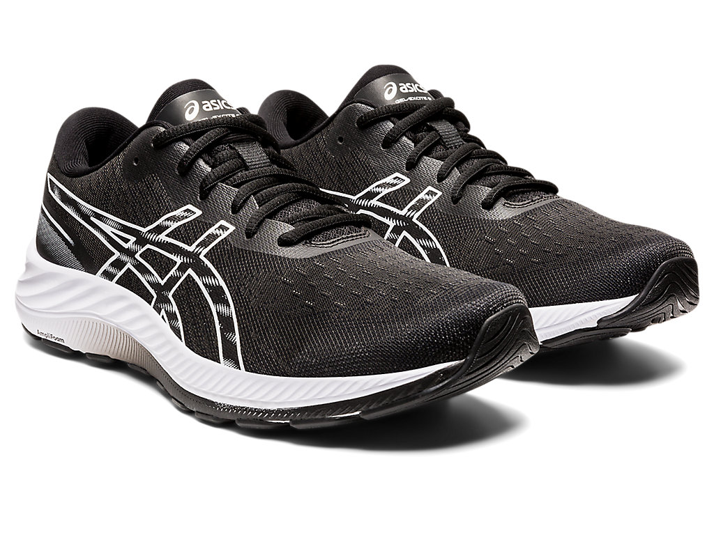 Pánské Trekové Boty Asics Gel-Excite 9 Extra Široké Černé Bílé | 4205-NVZCH