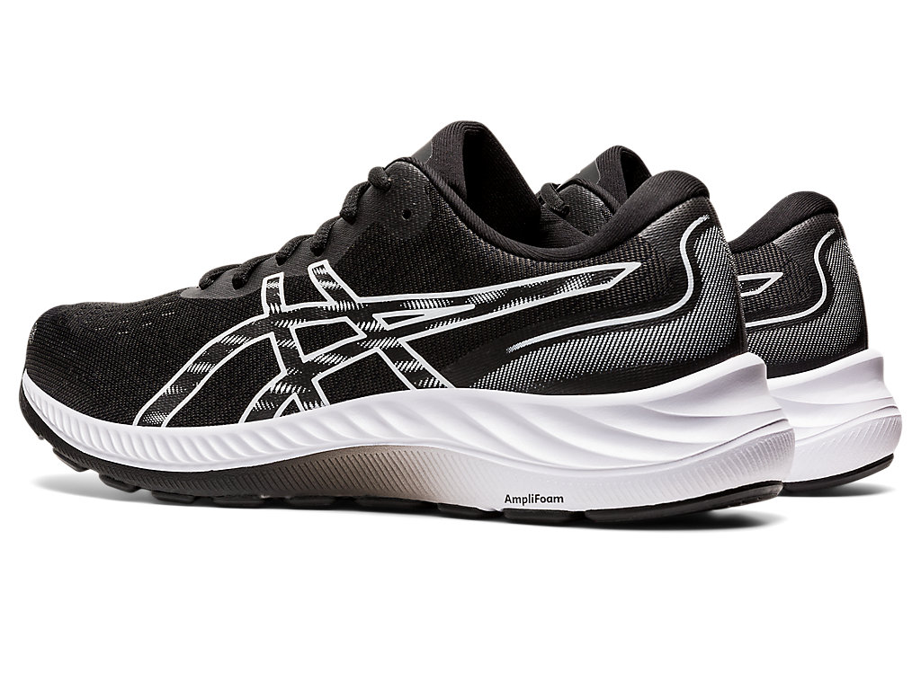 Pánské Trekové Boty Asics Gel-Excite 9 Extra Široké Černé Bílé | 4205-NVZCH