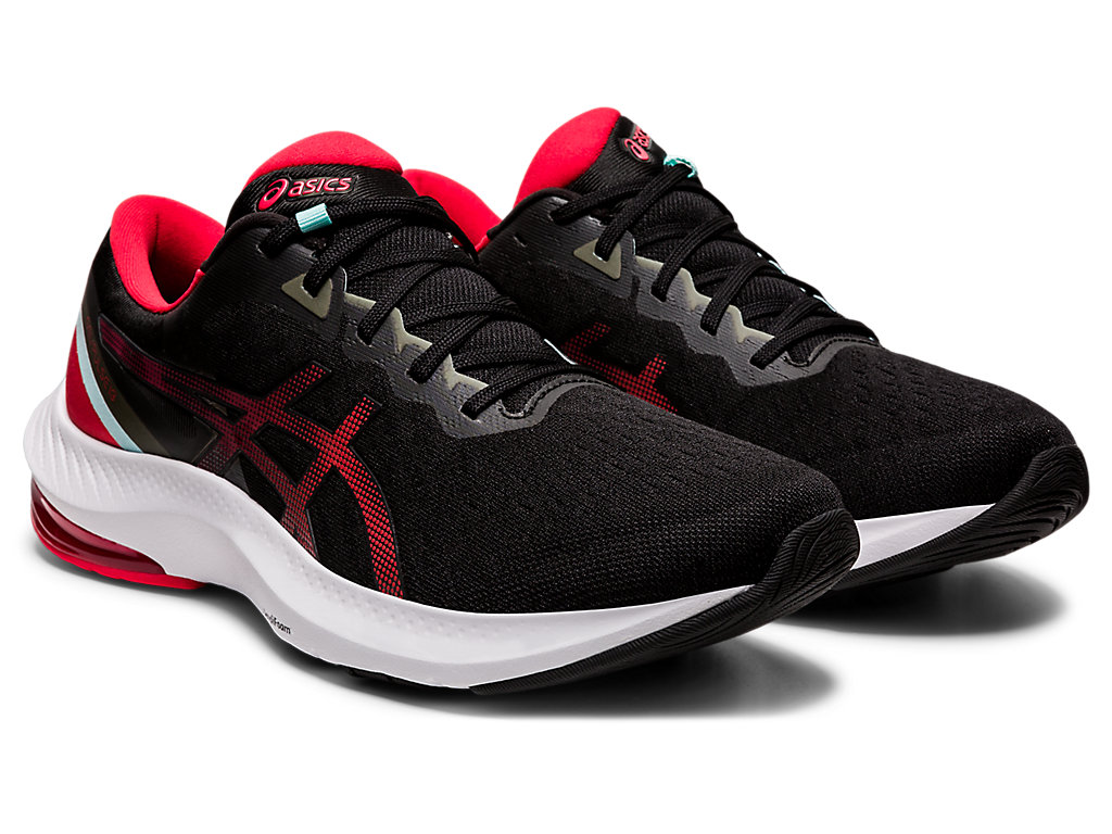 Pánské Trekové Boty Asics Gel-Pulse 13 Černé Červené | 6739-SHWFY