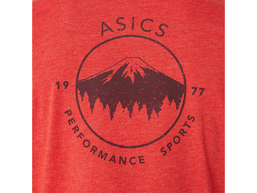 Pánské Tričko Asics 1977 Mtn Pocket Tee Červené | 6237-APUGV