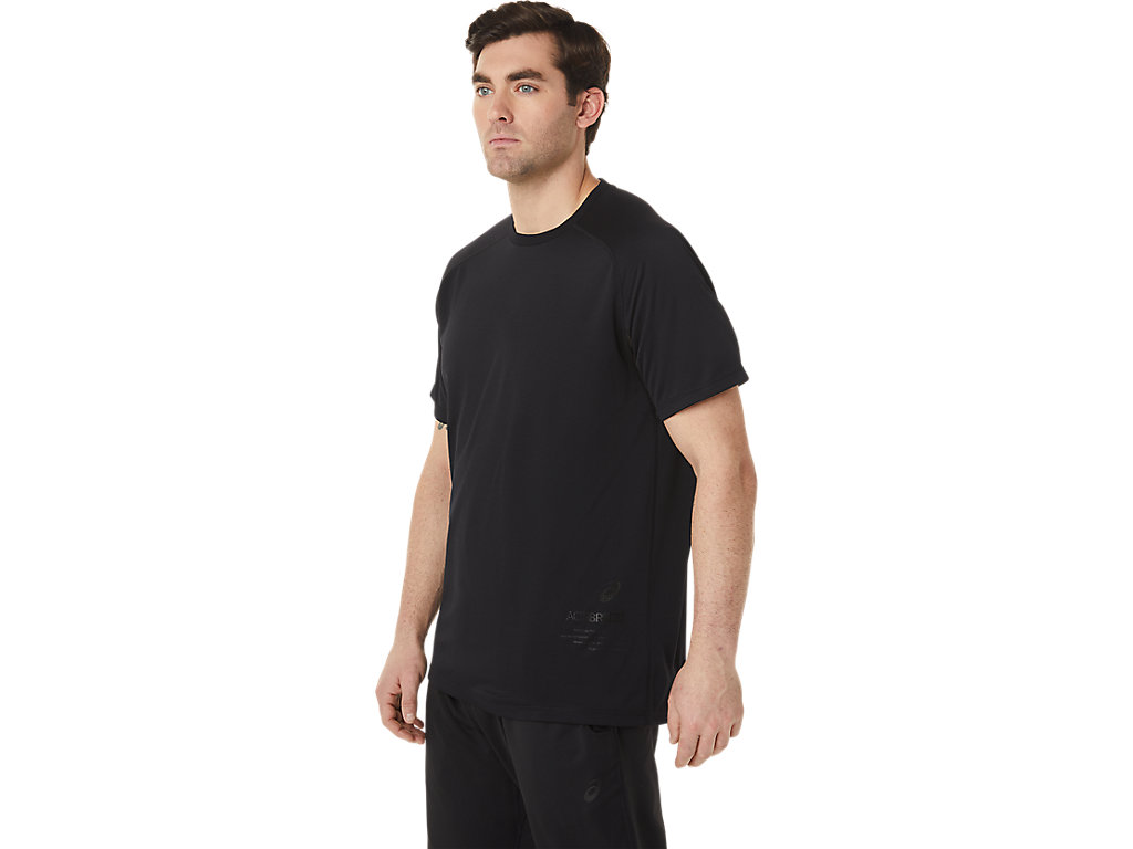 Pánské Tričko Asics Active Sleeve Černé | 6953-OHMJR