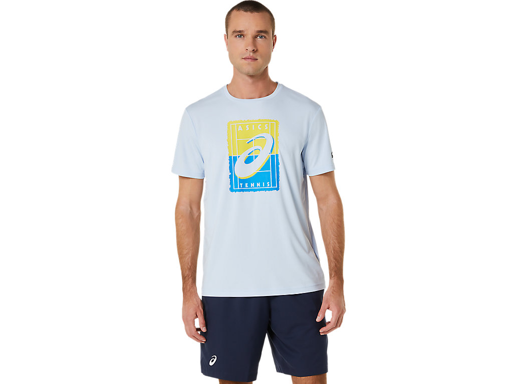 Pánské Tričko Asics Court Gs Grafická Tee Blankyt | 7065-KSJZY