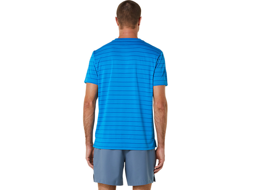 Pánské Tričko Asics Court Stripe Sleeve Blankyt | 1083-EUXOJ