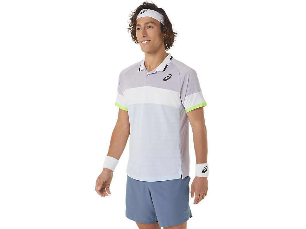 Pánské Tričko Asics Match Polo-Shirt Fialové Blankyt | 1438-WPDGR