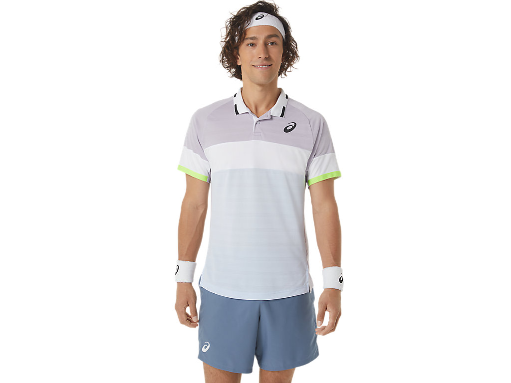 Pánské Tričko Asics Match Polo-Shirt Fialové Blankyt | 1438-WPDGR