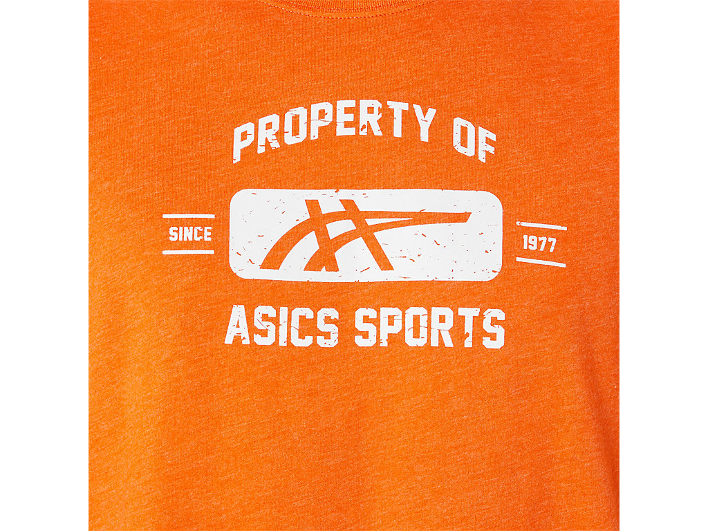 Pánské Tričko Asics Property Of Sports Tee Oranžové | 0825-YBGIJ