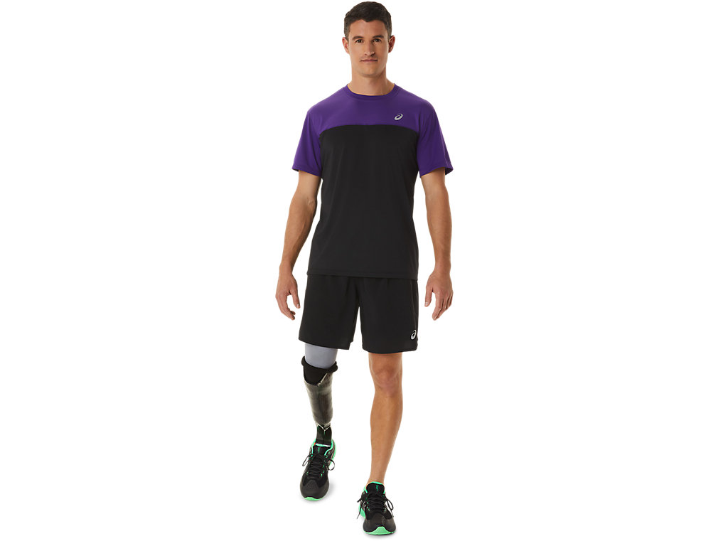 Pánské Tričko Asics Race Sleeve Fialové Černé | 6149-DTULA