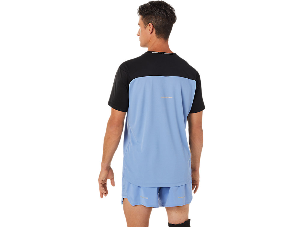 Pánské Tričko Asics Race Sleeve Černé Blankyt | 6420-OHXDI