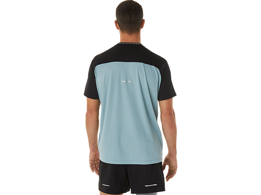 Pánské Tričko Asics Race Sleeve Černé Světle Šedé | 6953-XNHWC