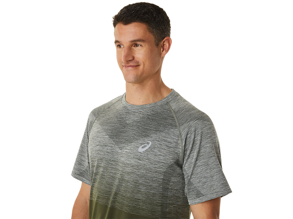 Pánské Tričko Asics Seamless Sleeve Zelene Zelene | 9675-AUKXM