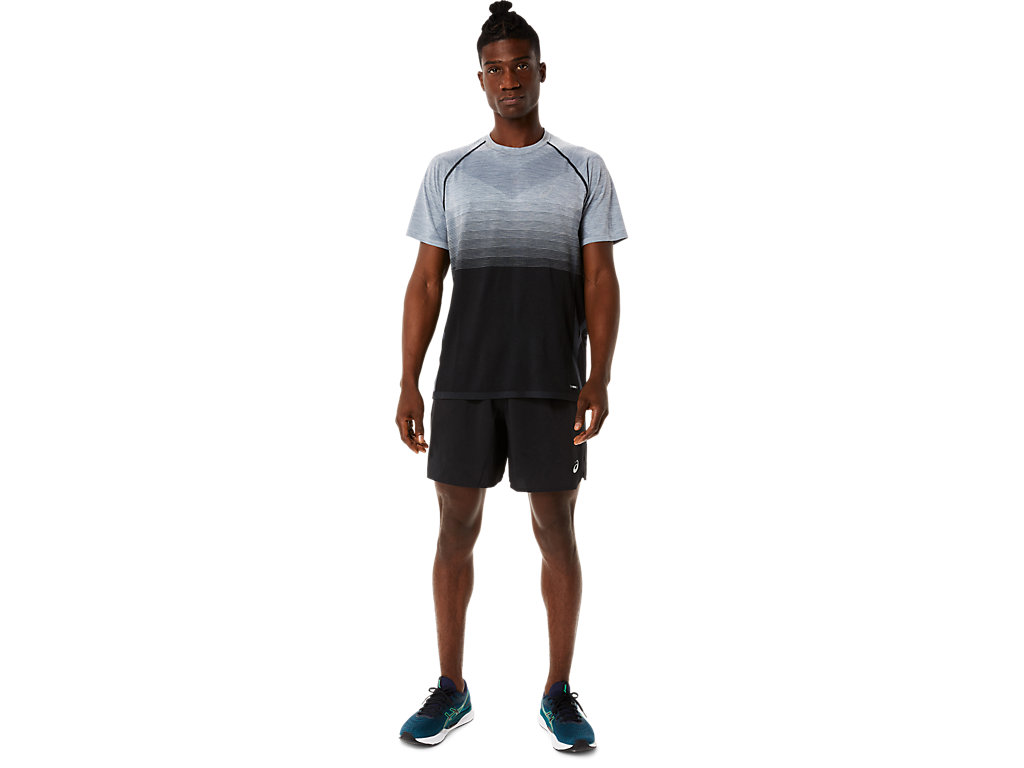 Pánské Tričko Asics Seamless Sleeve Černé Šedé | 5420-HTQIF