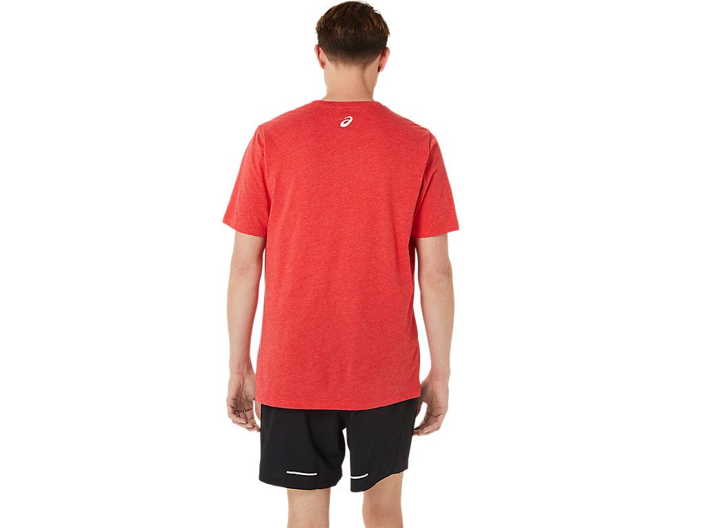 Pánské Tričko Asics Standout Fourth Ss Tee Červené | 0583-RBGDJ