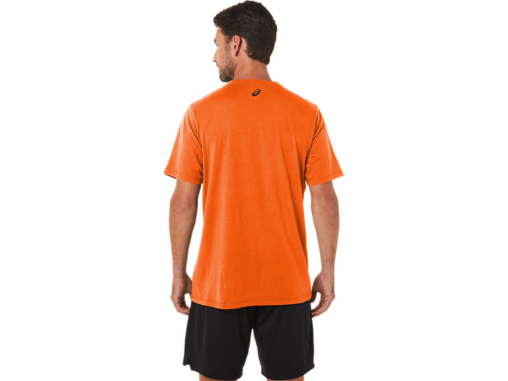 Pánské Tričko Asics Sunrise Runner Grafická Tee Oranžové | 0812-UVKNP