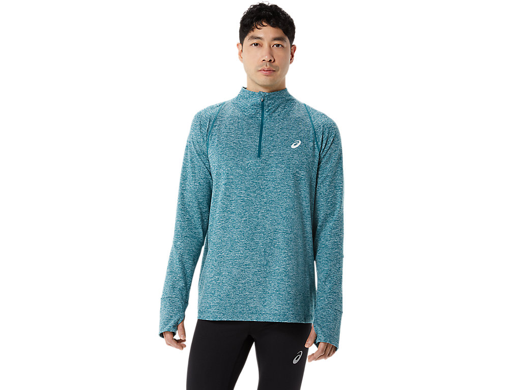 Pánské Tričko Asics Thermopolis Quarter Zip Blankyt | 5962-BSDIT