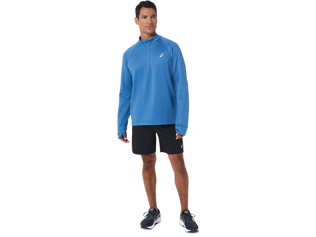 Pánské Tričko Asics Thermopolis Zimní 1/2 Zip Blankyt | 1425-KJTVW