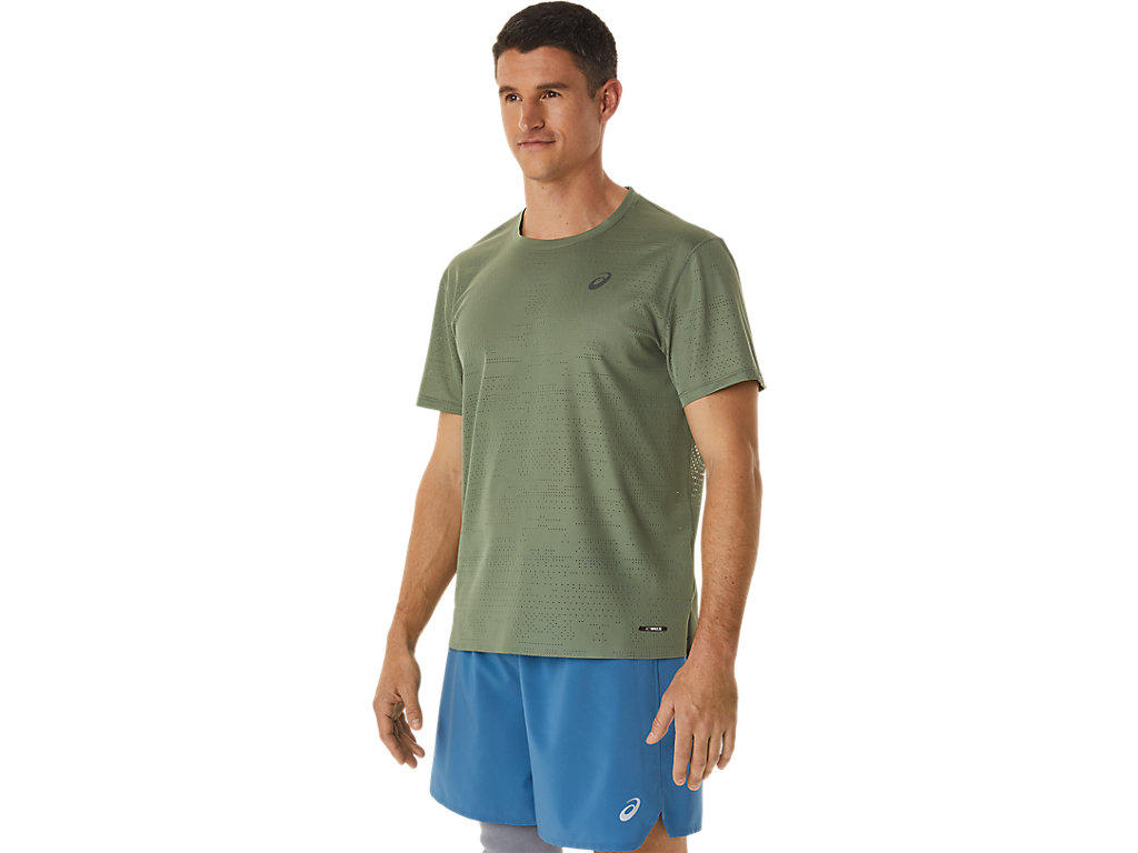 Pánské Tričko Asics Ventilate Actibreeze Sleeve Zelene | 5892-FLDCT