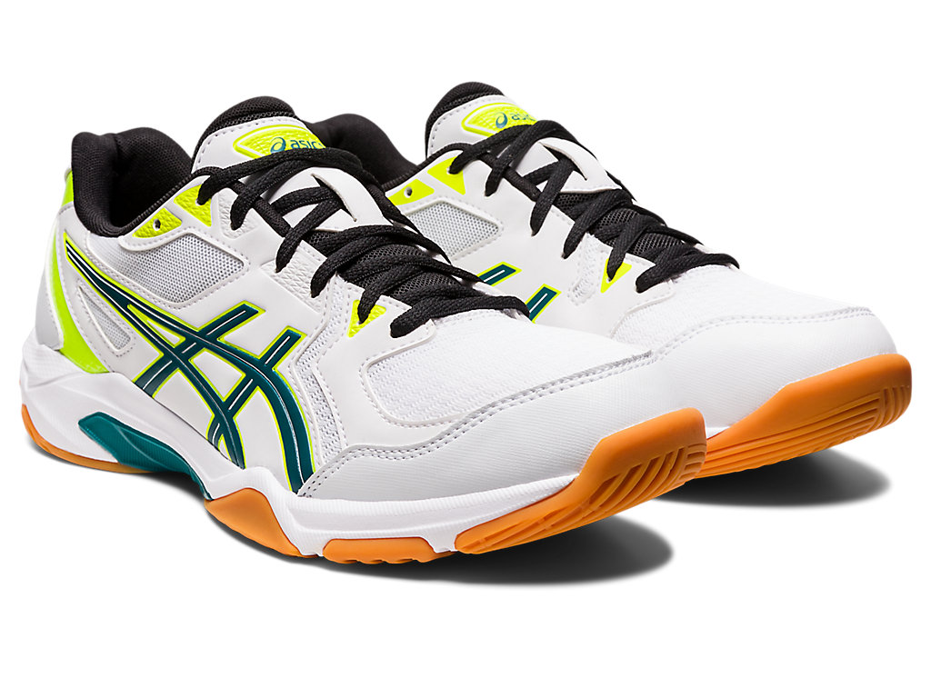 Pánské Volejbalové Boty Asics Gel-Rocket 10 Bílé Tmavě Zelene | 6580-LMFQW