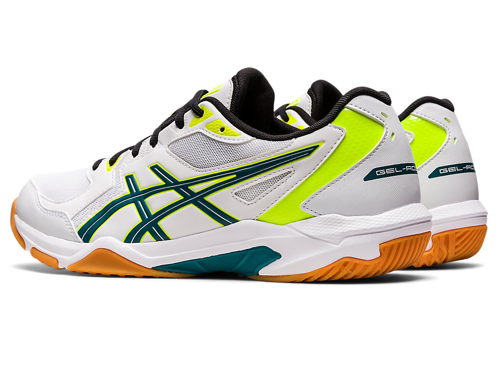 Pánské Volejbalové Boty Asics Gel-Rocket 10 Bílé Tmavě Zelene | 6580-LMFQW