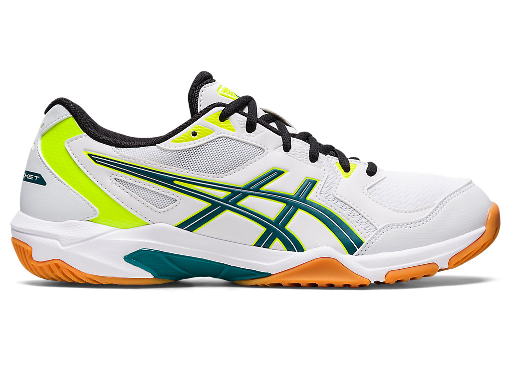 Pánské Volejbalové Boty Asics Gel-Rocket 10 Bílé Tmavě Zelene | 6580-LMFQW