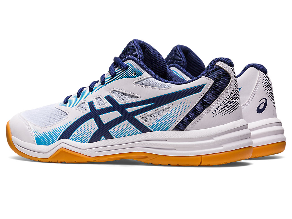 Pánské Volejbalové Boty Asics Upcourt 5 Bílé Indigo Blankyt | 2968-HWMEP