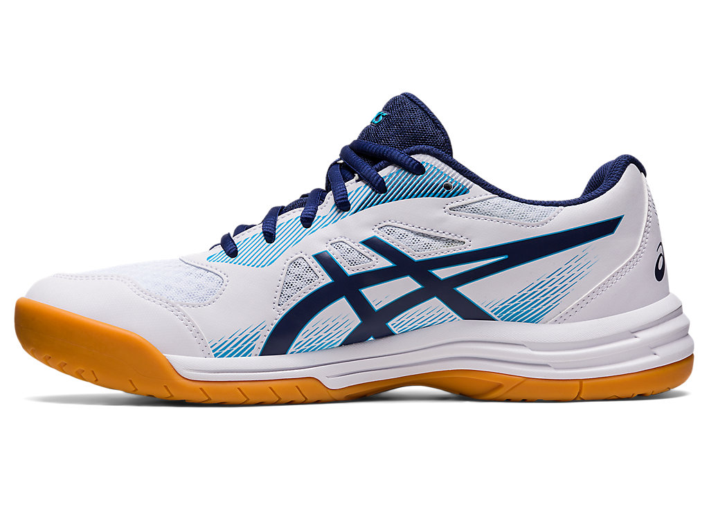 Pánské Volejbalové Boty Asics Upcourt 5 Bílé Indigo Blankyt | 2968-HWMEP