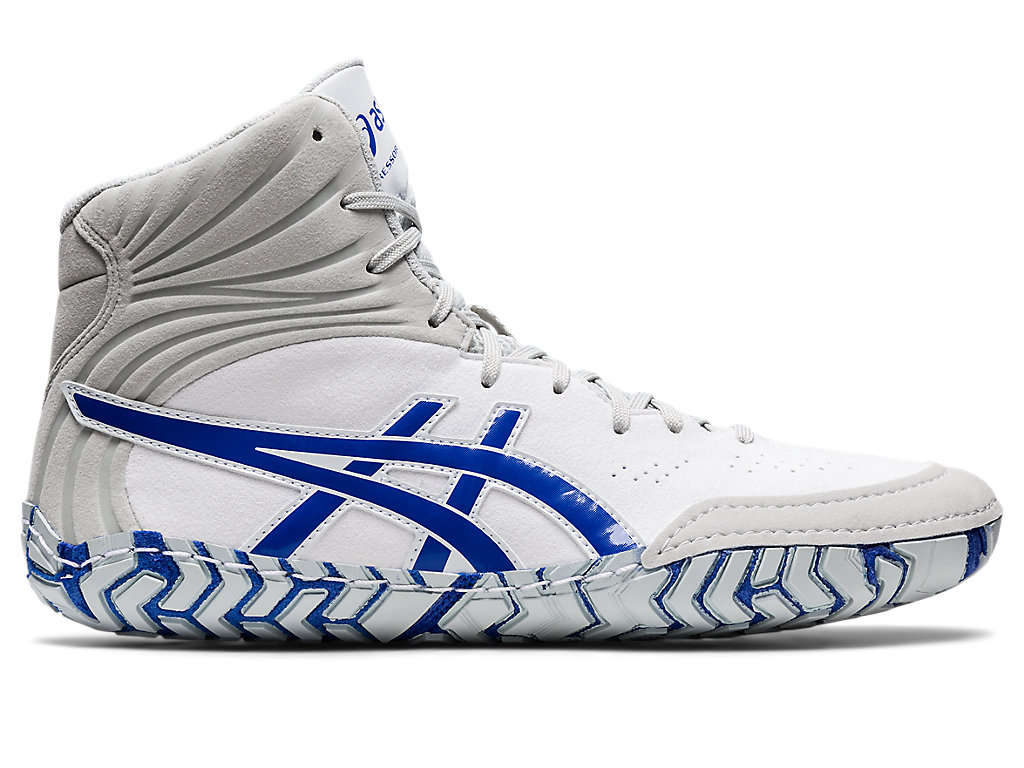 Pánské Wrestlingová Obuv Asics Aggressor 5 Bílé Blankyt | 1476-KWJGQ