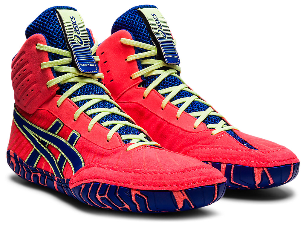 Pánské Wrestlingová Obuv Asics Aggressor 4 Koralove Blankyt | 1690-MADCY