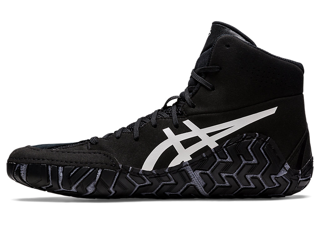 Pánské Wrestlingová Obuv Asics Aggressor 5 Černé Bílé | 4962-VILFE