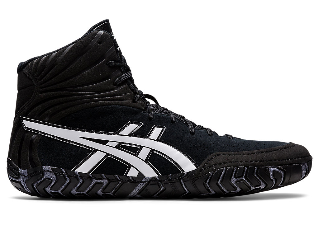 Pánské Wrestlingová Obuv Asics Aggressor 5 Černé Bílé | 4962-VILFE